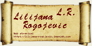 Lilijana Rogojević vizit kartica